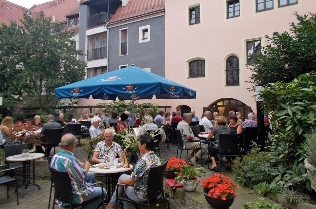 Gästegarten im Innenhof